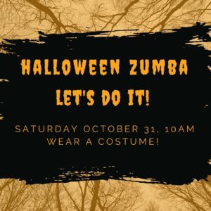 Zumba Halloween and November onward