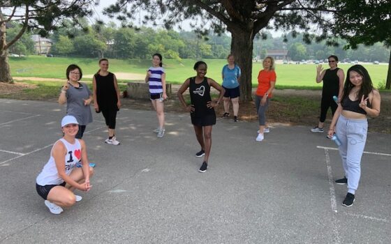 Zumba continues – outdoor and virtual