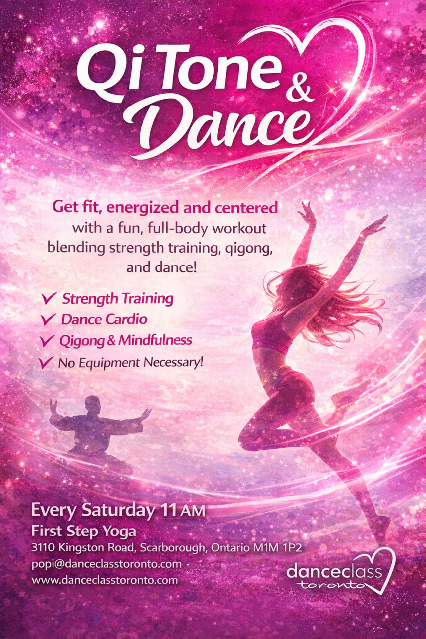 New Qi Tone & Dance Fitness Class in Scarborough Bluffs!